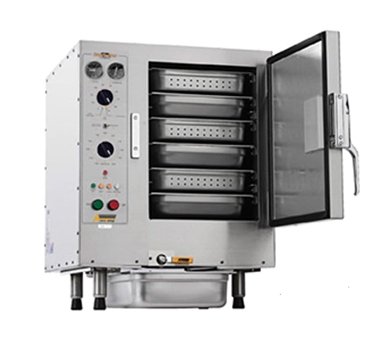 AccuTemp S62403D110 Countertop Electric Convection Steamer, Boilerless, 6 Pans