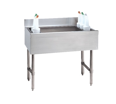 Advance Tabco CRI-12-36-7-X 36" Stainless Steel Underbar Ice Bin with 7-Circuit Cold Plate