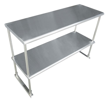 Advance Tabco EDS-18-60-X 60" Table-Mounted Overshelf
