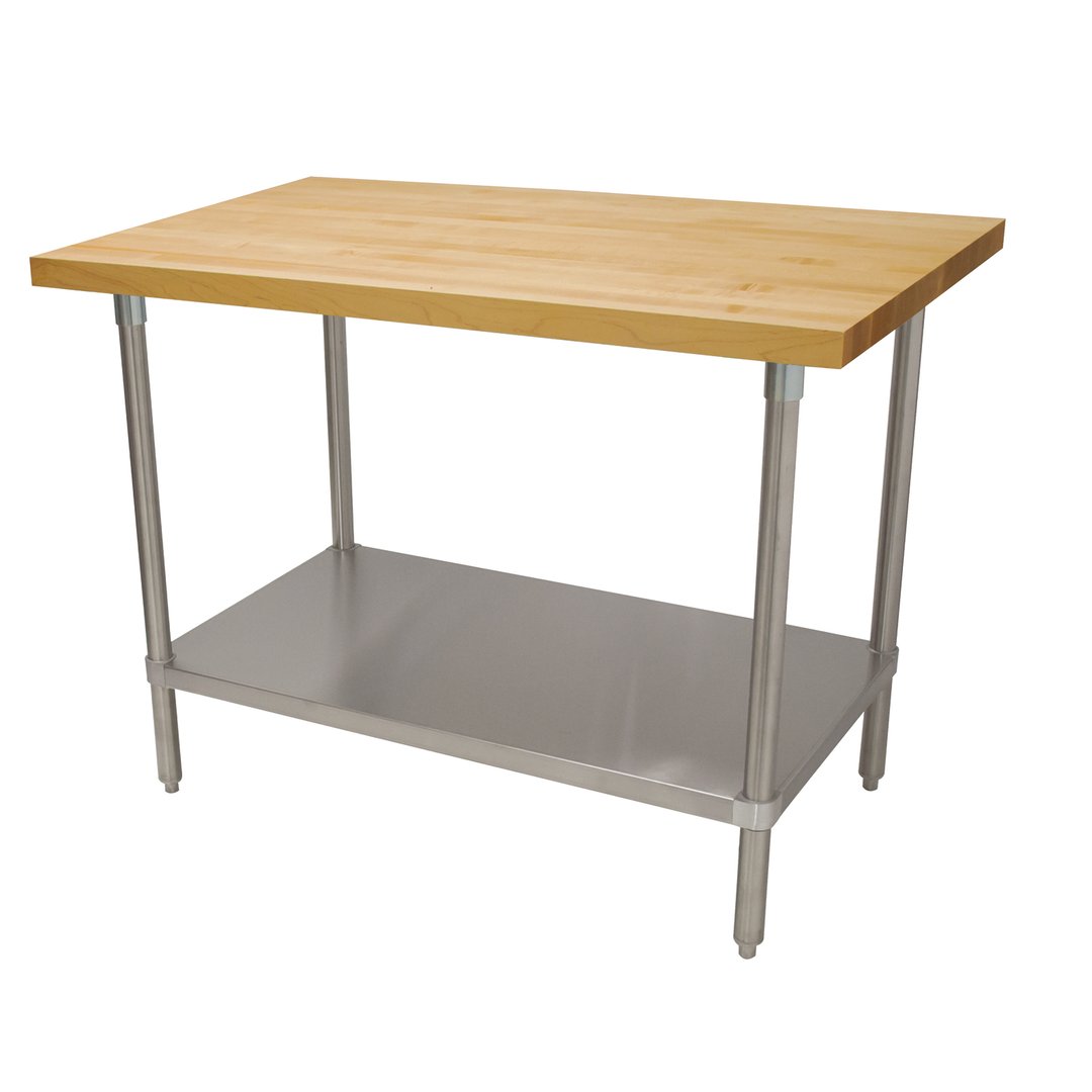 Advance Tabco H2S-363 36" Wood Top Work Table