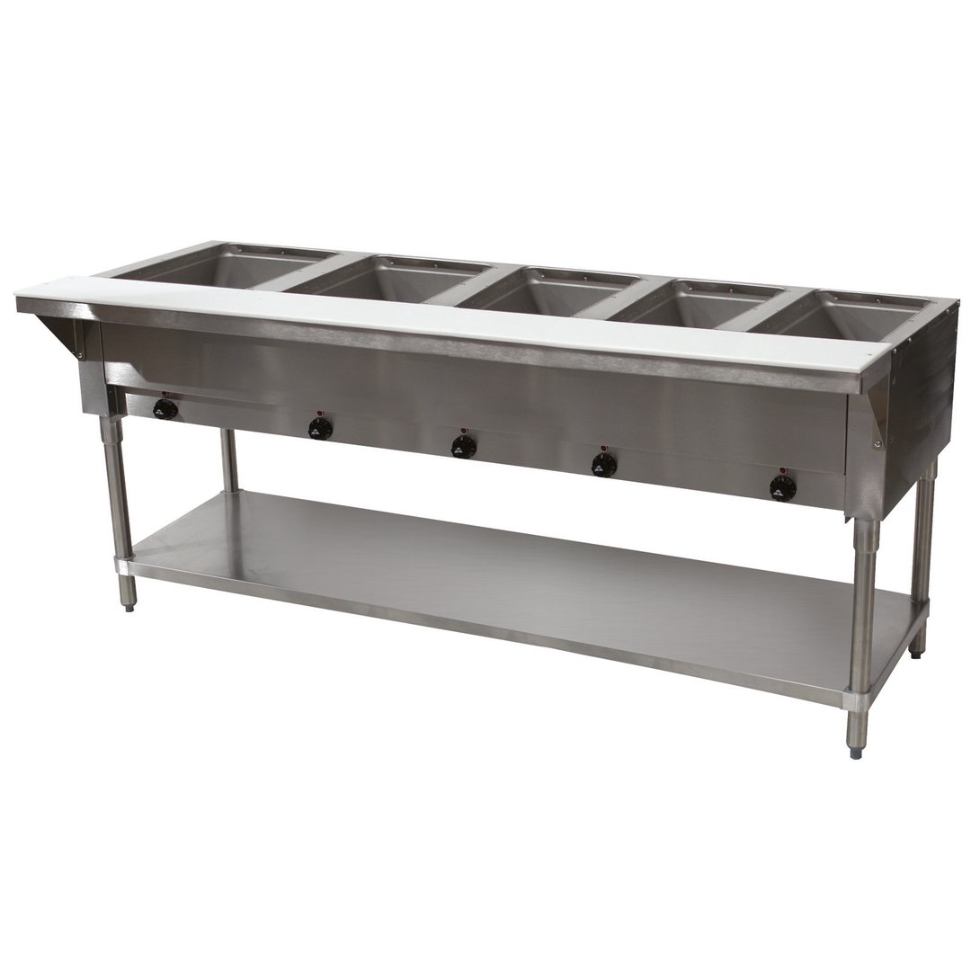 Advance Tabco SW-5E-240 77" Electric Hot Food Table, (5) Sealed Wells