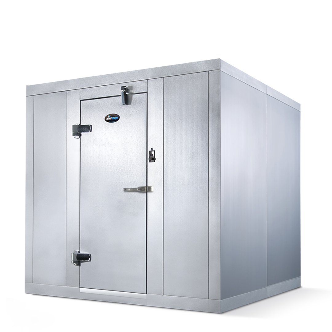 AmeriKooler QF060677**FBRF 6' X 6' Quick Ship Indoor Walk-In Freezer w/ Floor, Remote