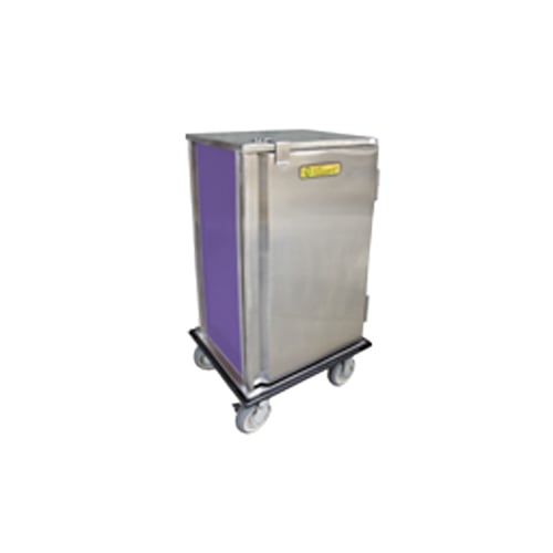 Alluserv RS8 Choice Room Service Delivery Cart w/ 1 Compartment and 8 Tray Capacity