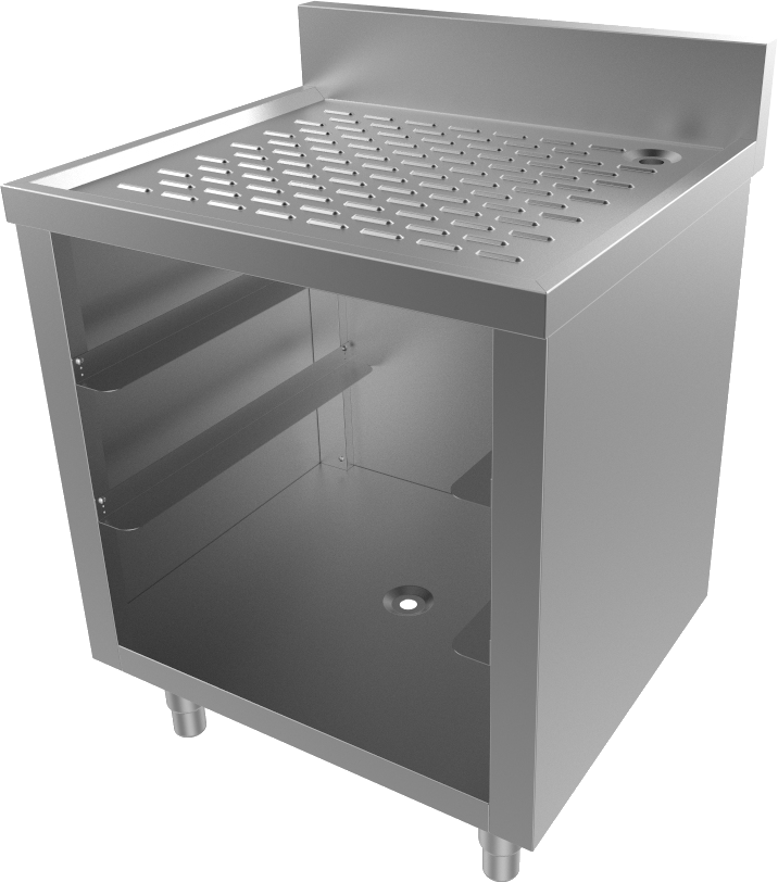 American Tables & Seating MET-UBGR-242 Underbar Glass Rack Storage Unit