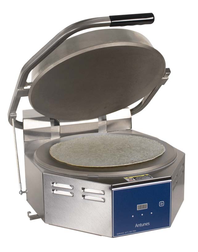 Antunes TW-100 18" Tortilla Warmer Grill, 15" Dia. Flat Surface, 1800W, 208/240V