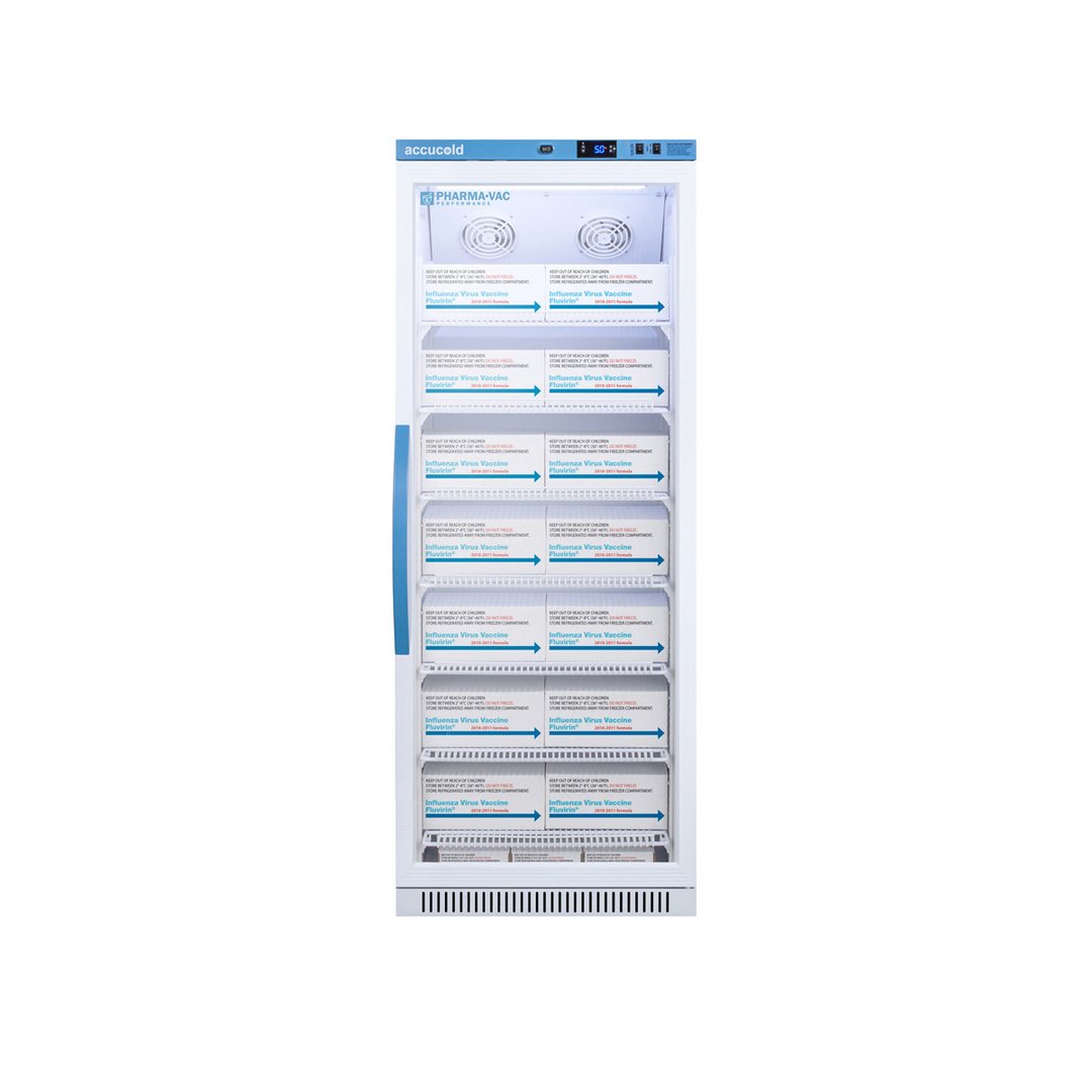 Accucold ARG12PV Pharma-Vac Series Medical Refrigerator, +2°C to +8°C, 12 cu. ft.