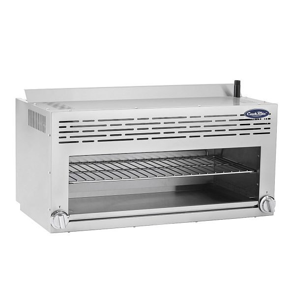 Atosa USA ATCM-36 36" Gas Cheesemelter w/ (2) Infrared Burners, Manual Controls, 43.000 BTU