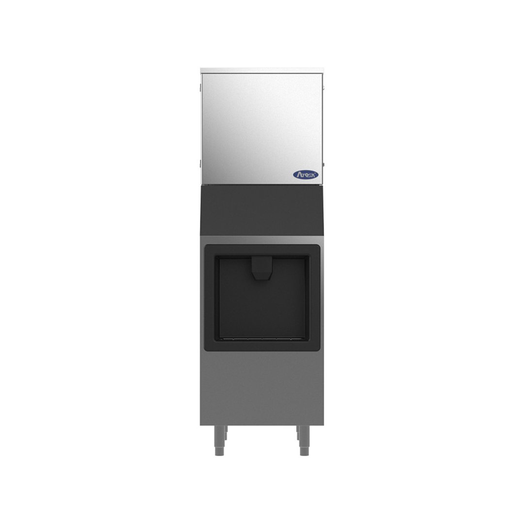 Atosa USA HD350-AP-161 Half Cube 350 lb Hotel Ice Machine & Dispenser, Air Cooled, 160 lb Bin