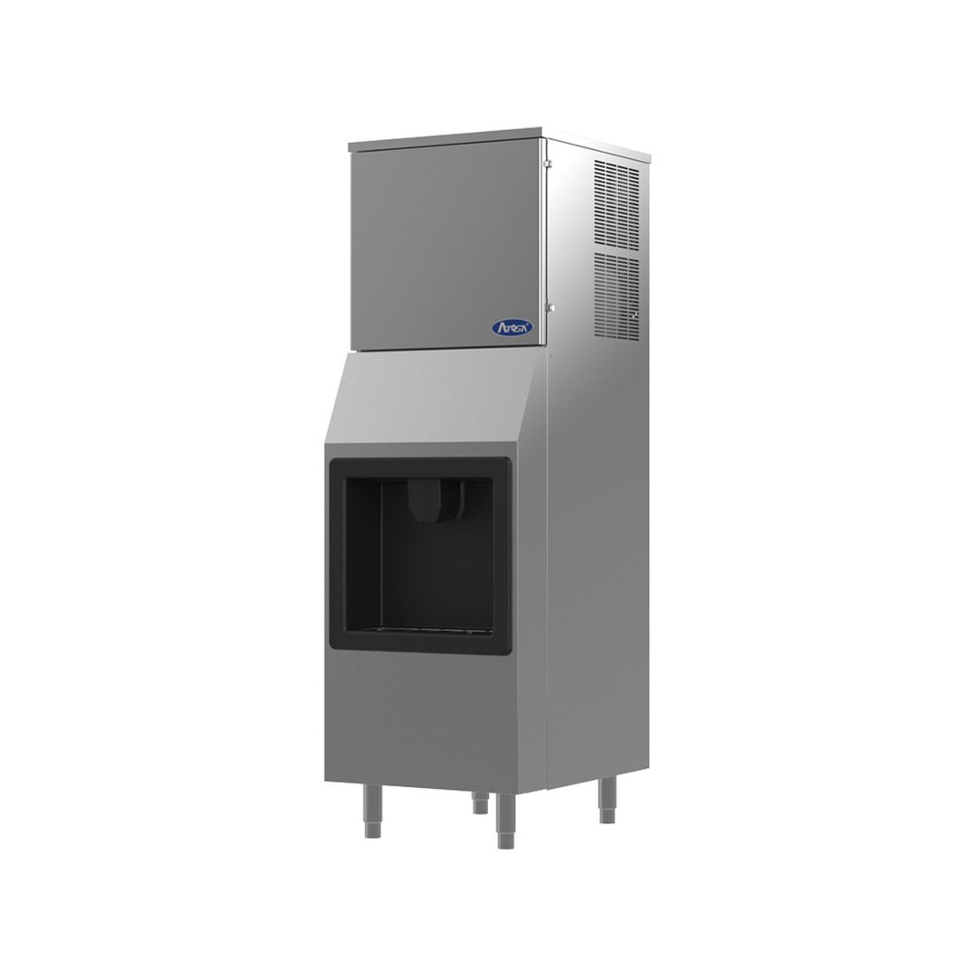 Atosa USA HD350-AP-161 Half Cube 350 lb Hotel Ice Machine & Dispenser, Air Cooled, 160 lb Bin