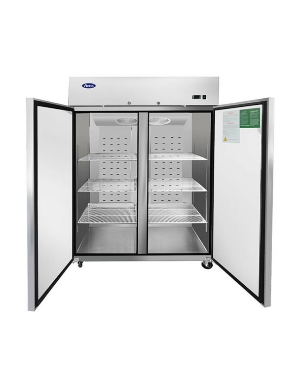 Atosa USA MBF8002GR 52" Two Section Reach-In Freezer w/ 2 Solid Doors, Top Mounted, 43 cu. ft.