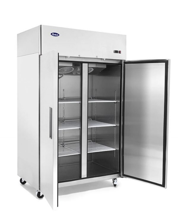 Atosa USA MBF8002GR 52" Two Section Reach-In Freezer w/ 2 Solid Doors, Top Mounted, 43 cu. ft.