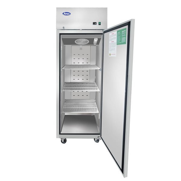 Atosa USA MBF8004GR 28" One Section Reach-In Refrigerator w/ Solid Door, Top Mounted, Stainless Steel, 21 cu. ft.