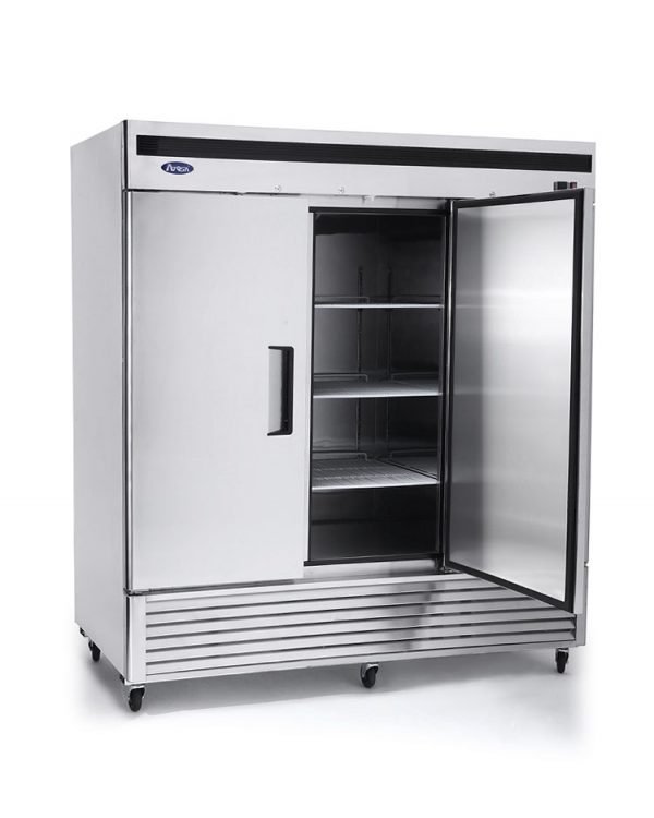 Atosa USA MBF8504 81" Three Section Reach-In Freezer w/ 3 Solid Doors, Bottom Mount, 68 cu. ft.