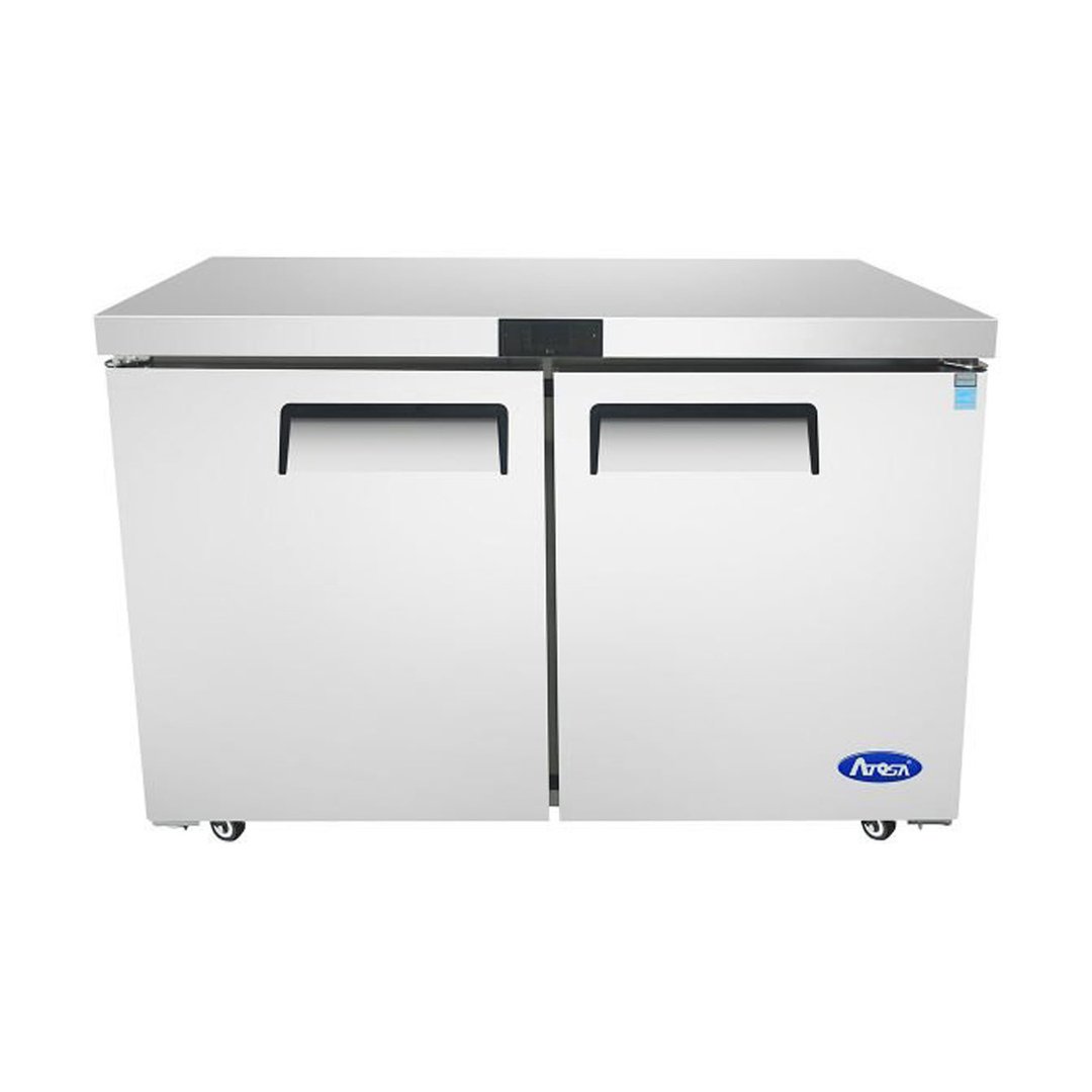 Atosa USA MGF8402GR 48" Two Section Undercounter Refrigerator w/ 2 Doors, 13.38 cu. ft.
