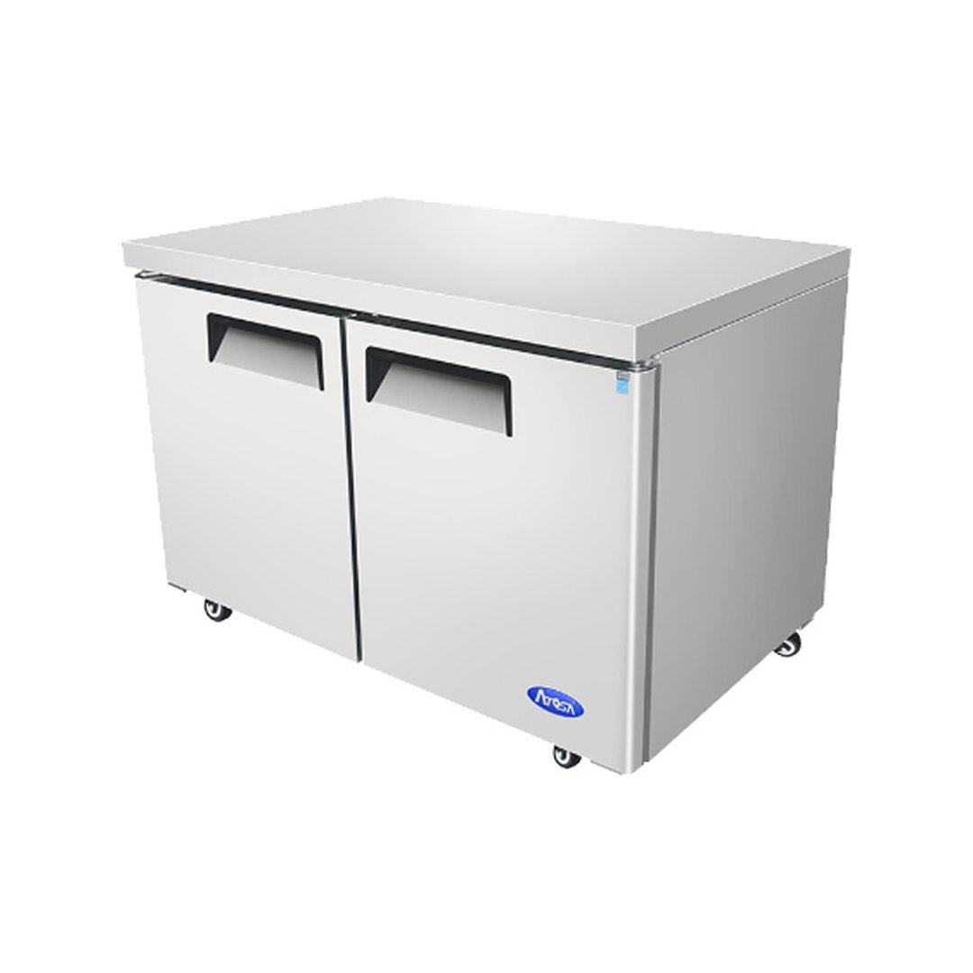 Atosa USA MGF8402GR 48" Two Section Undercounter Refrigerator w/ 2 Doors, 13.38 cu. ft.