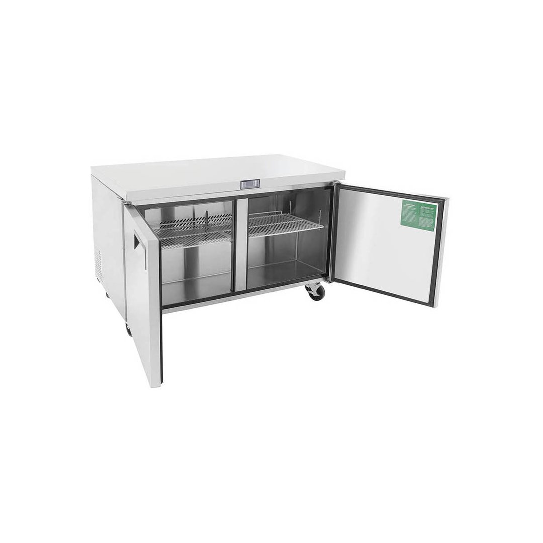 Atosa USA MGF8407GR 60" 2-Section Undercounter Freezer w/ 2 Doors, 17.2 cu. ft.