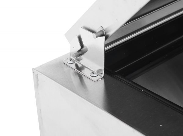 Atosa USA MPF8201GR 44" One Section Refrigerated Pizza Prep Table w/ 1 Door, 9.7 cu. ft.