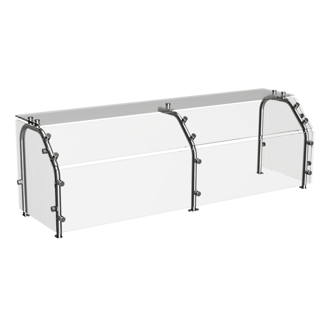 Atlas Metal CSG-5A Stationary Sneeze Guard
