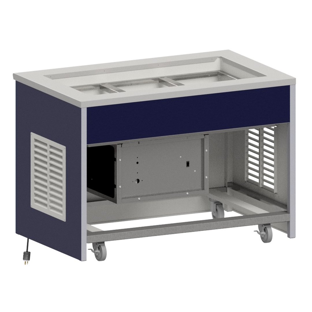 Atlas Metal INFRM-5 77" Refrigerated Cold Food Unit, (5) Pan