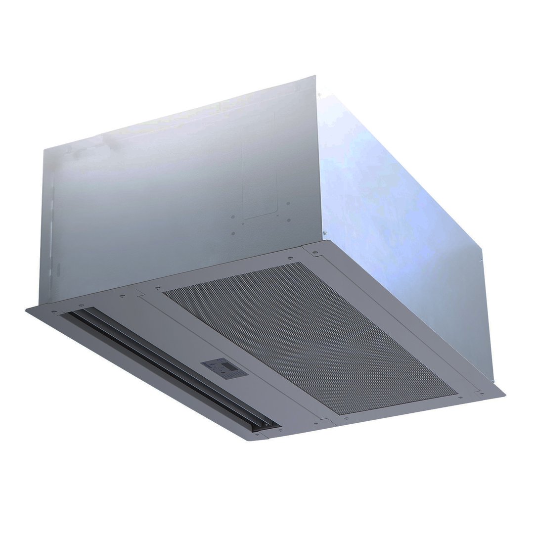 Berner ARC16-1036S-1 36" Architectural Series Recessed 16 Air Door, Steam Heated