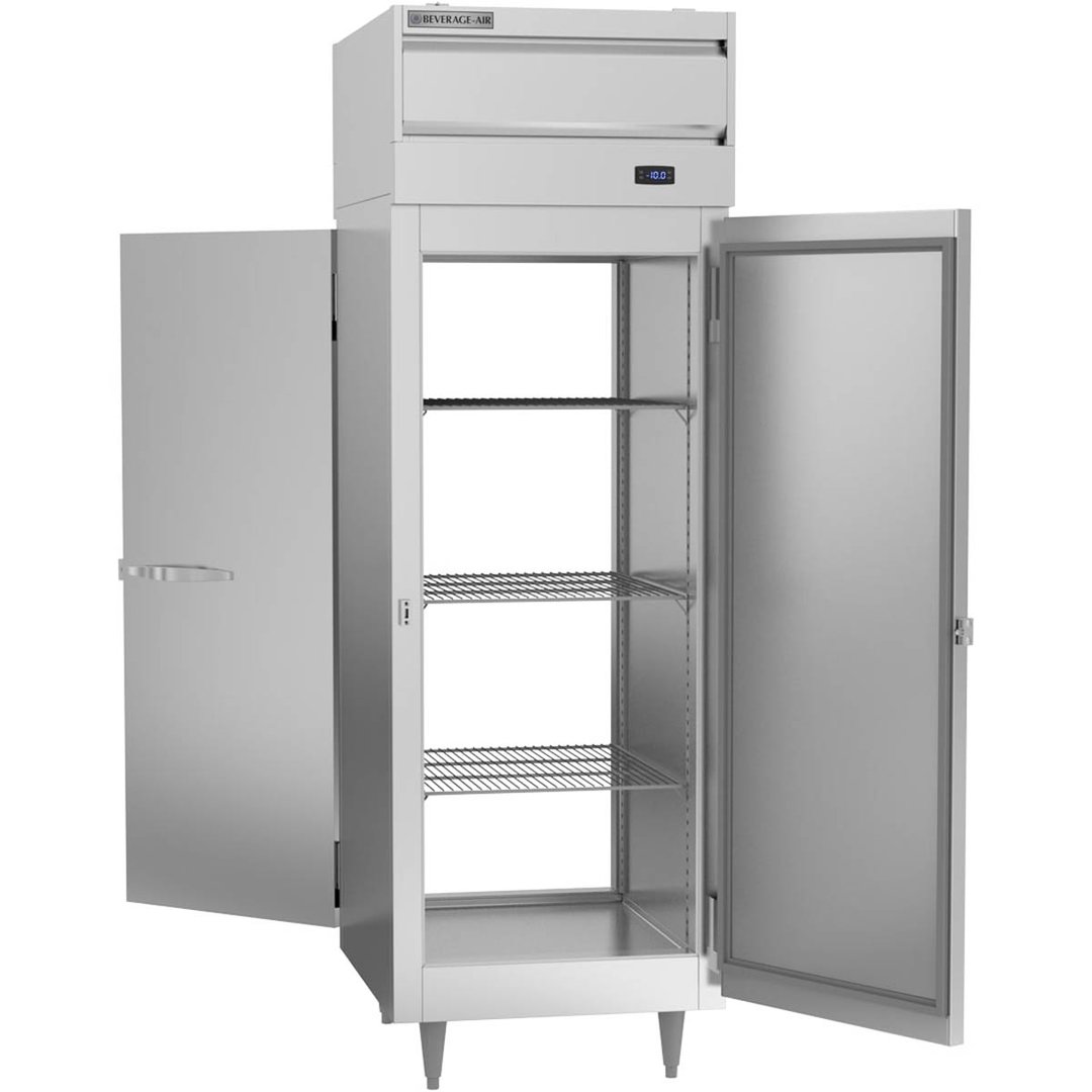 Beverage Air PFD1HC-1AS 27" One Section Pass-Thru Freezer w/ 2 Solid Doors, 23 cu. ft.