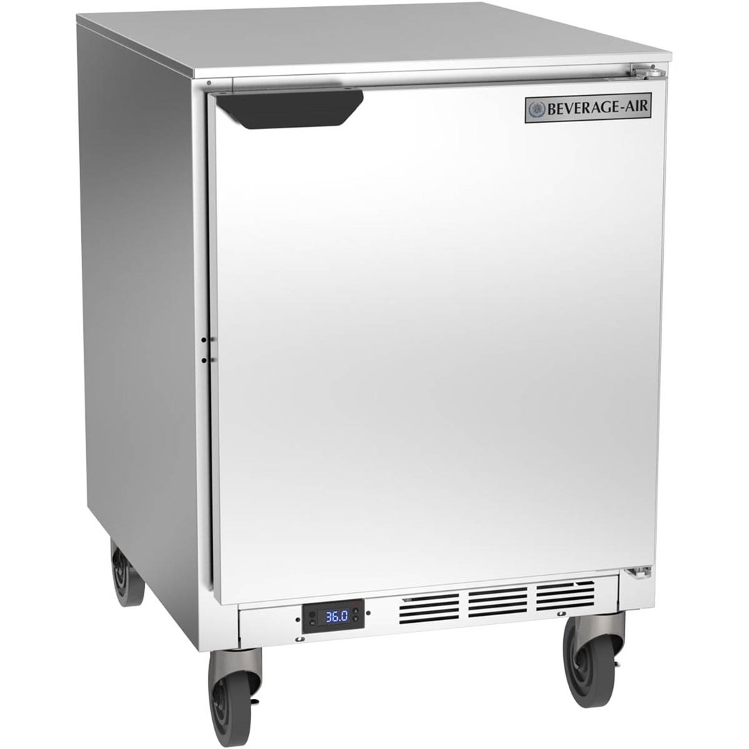Beverage Air UCR24HC 24" One Section Undercounter Refrigerator w/ 1 Door, 4.48 cu. ft.