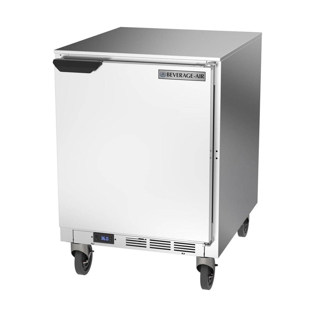 Beverage Air UCR24HC 24" One Section Undercounter Refrigerator w/ 1 Door, 4.48 cu. ft.