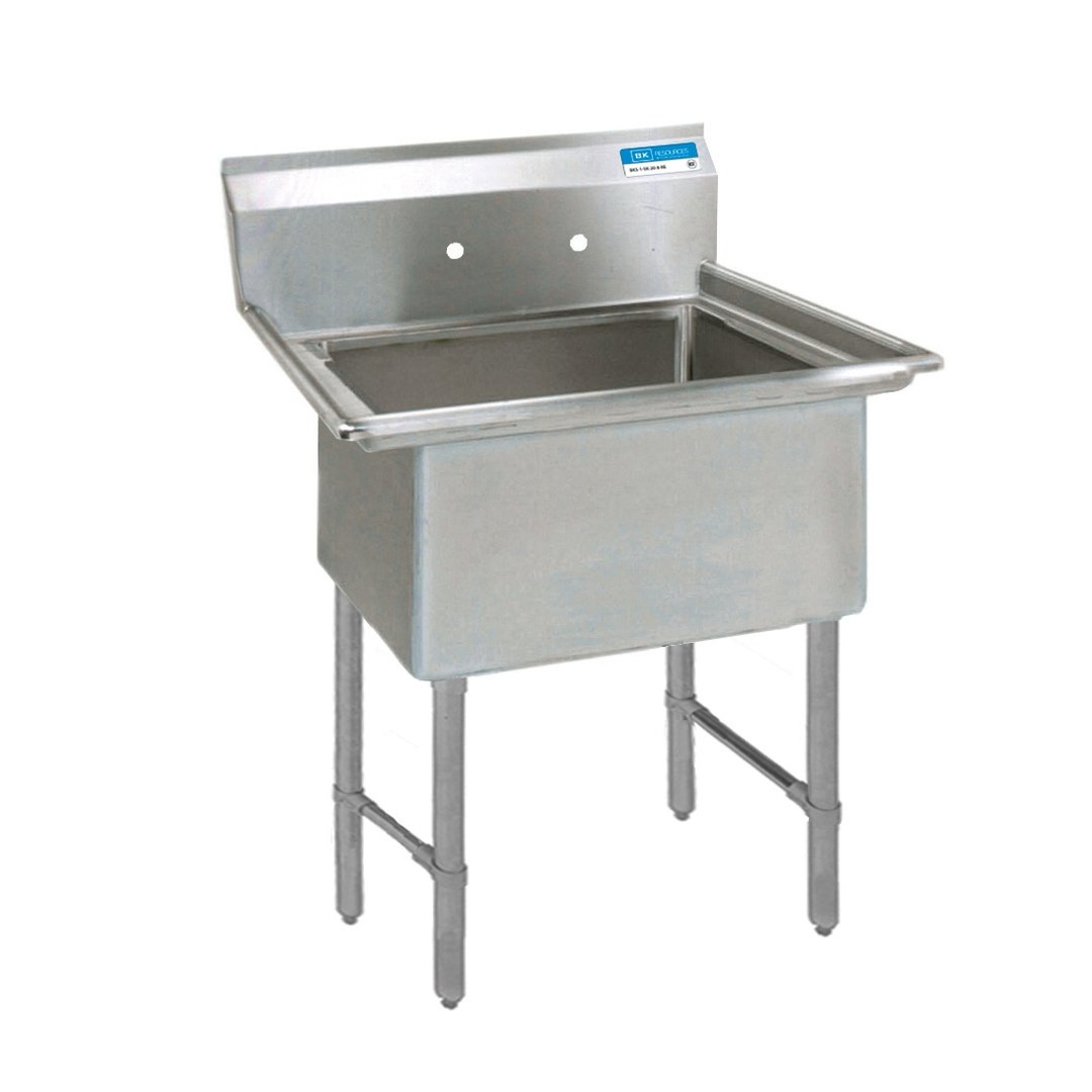 BK Resources BKS-1-1824-14S 23" (1) One Compartment Sink