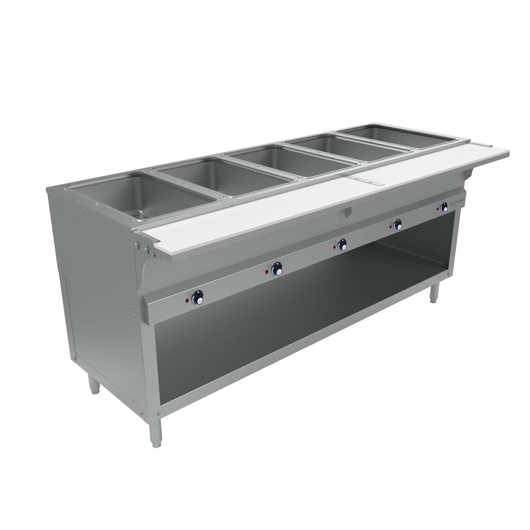 BK Resources STESW-5-240-EN 72"  Electric Steam Table, (5) Pan Sealed Wells