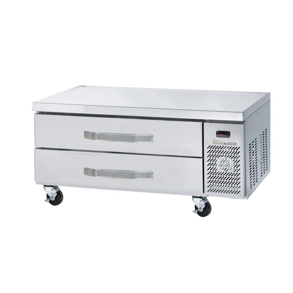 Blue Air BACB48-HC 48" 2 Drawers Refrigerated Chef Base w/ Stainless Steel Flat Top
