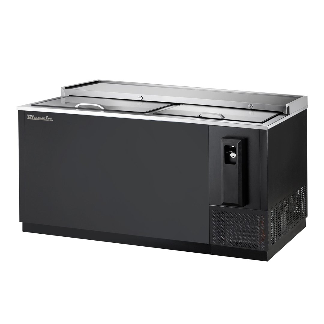 Blue Air BBC-65B-HC 64" Bottle Cooler 2 Slide Tops, 20.1 cu. ft.