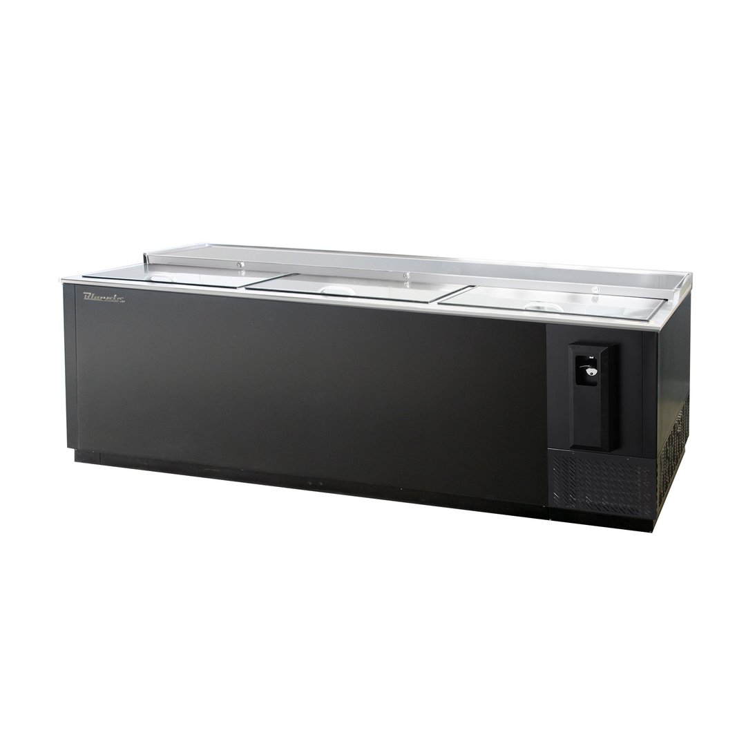Blue Air BBC-95B-HC 95" Bottle Cooler 3 Slide Tops, 31.3 cu. ft.