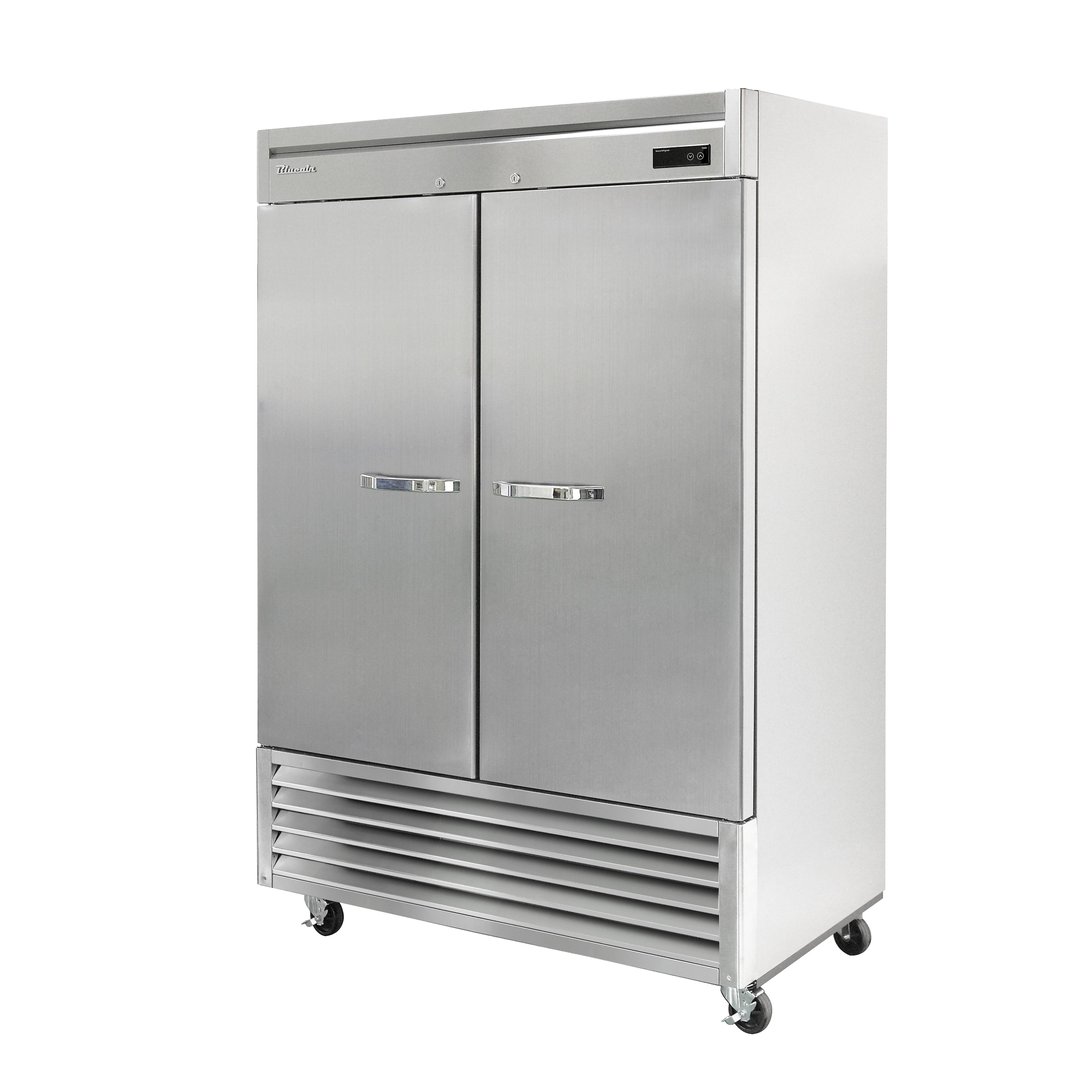 Blue Air BSF49-HC 54" Two Section Reach-In Freezer w/ 2 Solid Doors, Bottom Mount, 49 cu. ft.