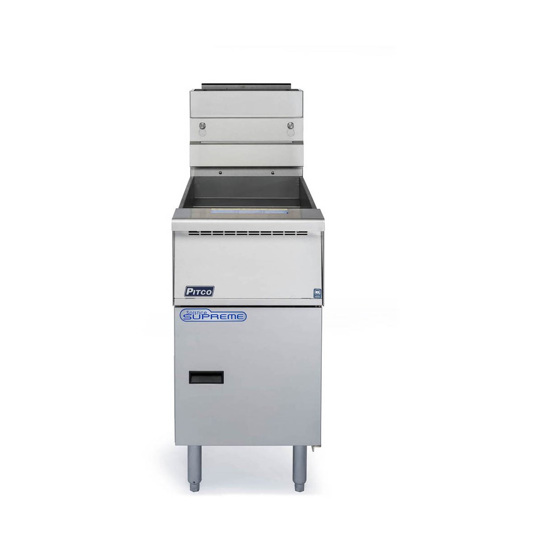 Pitco BNB-SSH55 Fryer Dump Station w/ BNB Dump Station, Fryer Match Design, Top Drainer
