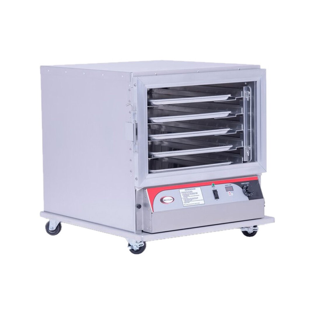 BevLes Company PHC44-16INS-A-1R1 Half-Height Mobile Heated Holding Proofing Cabinet