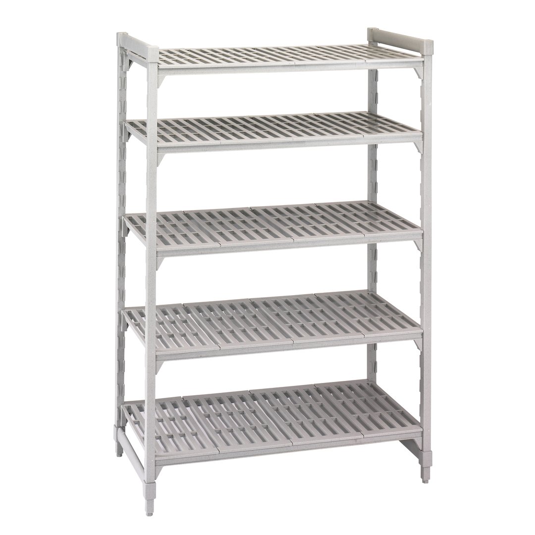 Cambro CPU246072V5480 Camshelving® Premium Vented 5-Shelf Starter Unit - 24" x 60" x 72"