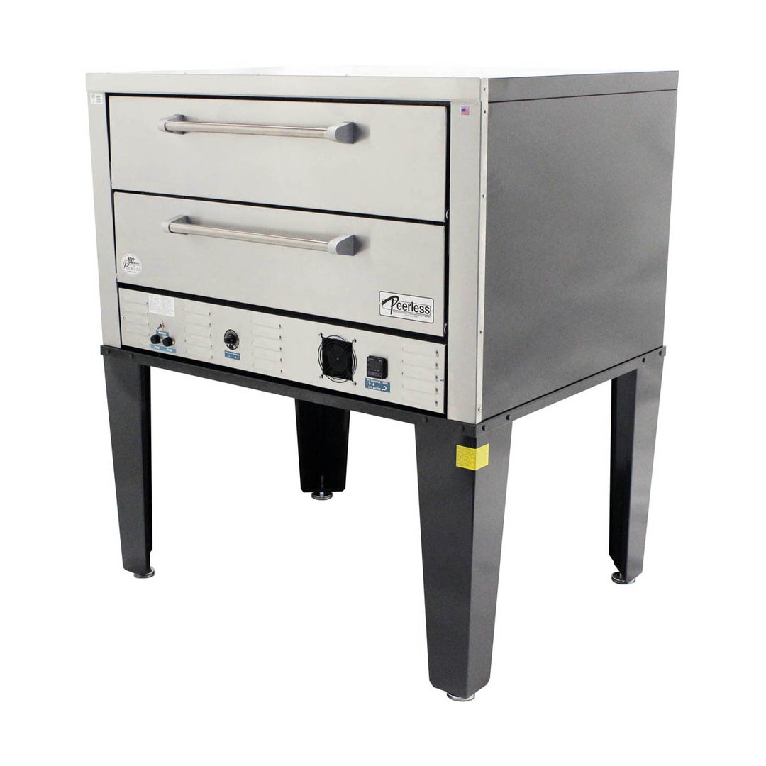 Peerless CE61BE 50" Electric Bake & Roast Oven, Double Deck