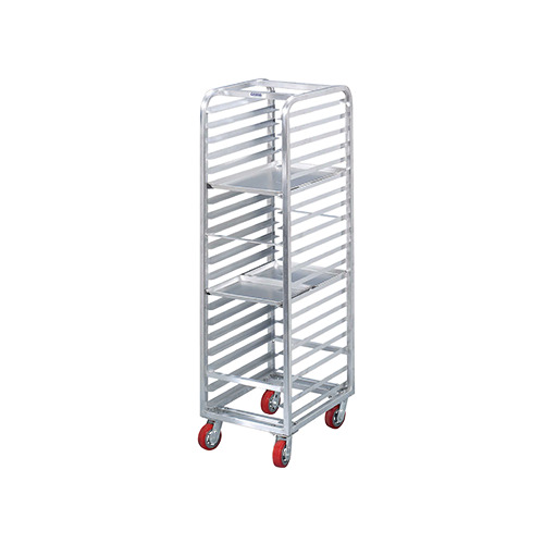 Channel AXD1820, 20 Pan End Load Bun / Sheet Pan Rack w/ Heavy Duty Aluminum, 3" Bottom Load Slides
