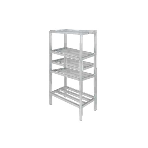 Channel ED2436-4 NSF All-Welded 4 Shelf Aluminum Dunnage Shelving - 36" x 24" x 64"