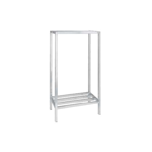 Channel ED2460-2 NSF All-Welded 2 Shelf Aluminum Dunnage Shelving - 60" x 24" x 64"