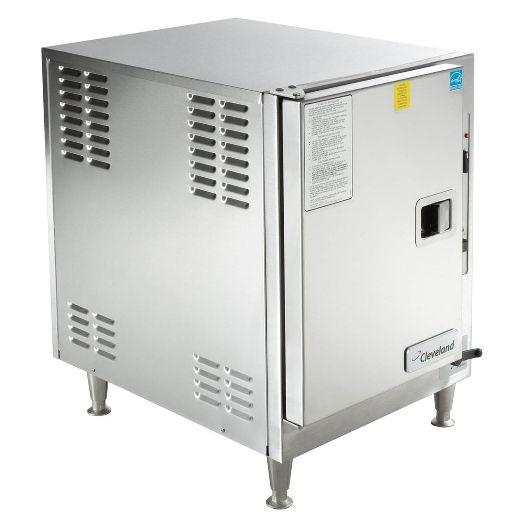 Cleveland 22CET6.1 Countertop Electric Convection Steamer, Boilerless, 6 Pans