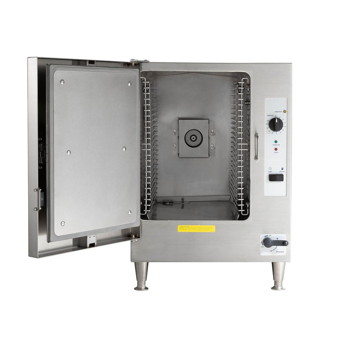 Cleveland 22CET6.1 Countertop Electric Convection Steamer, Boilerless, 6 Pans