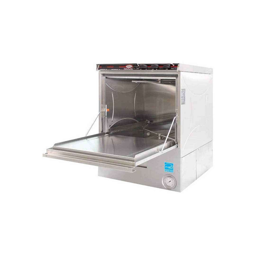 CMA Dishmachines 180UC W/DISPENSERS 24" Undercounter Dishwasher,30 Racks/Hr-18 Gal/Hr-High Temp w/Booster