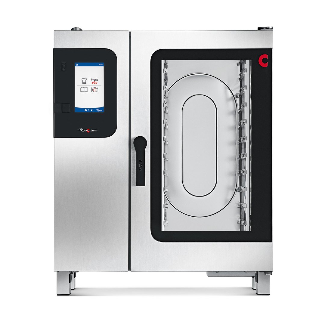 Convotherm C4ET10.10GS DD SMK Half-Size Gas Combi Oven w/ Programmable Controls, Boilerless