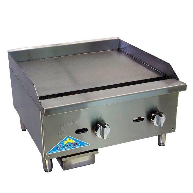 Comstock-Castle CCEGG48 48" Countertop Gas Griddle with Manual Controls, 3/4" Steel Plate, 120.000 BTU