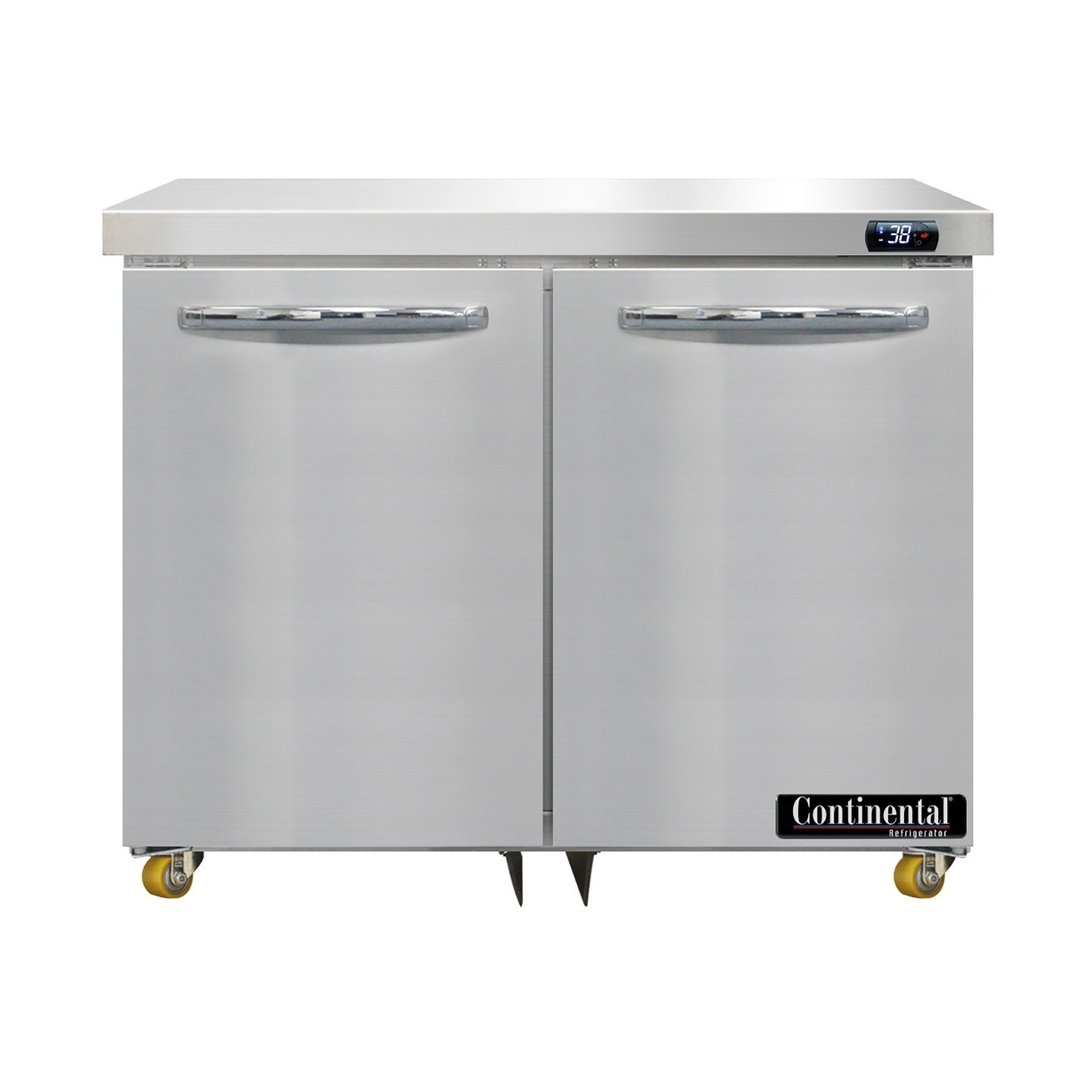 Continental Refrigerator SW36N-U 36" Undercounter Refrigerator w/ 2 Doors, 10.3 cu. ft.