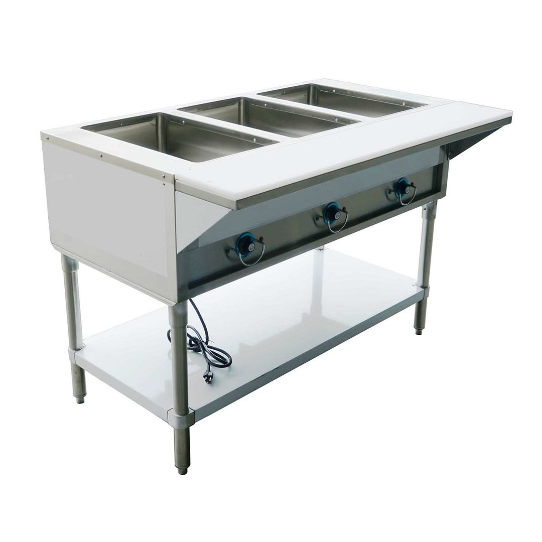 Copper Beech Range CBEST-3-S 48" Electric Hot Food Well Table, (3) Sealed Wells