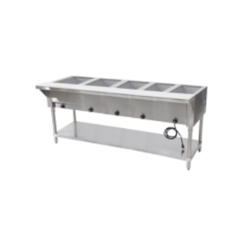 Copper Beech Range CBEST-5-S 72" Electric Hot Food Well Table, (5) Sealed Wells