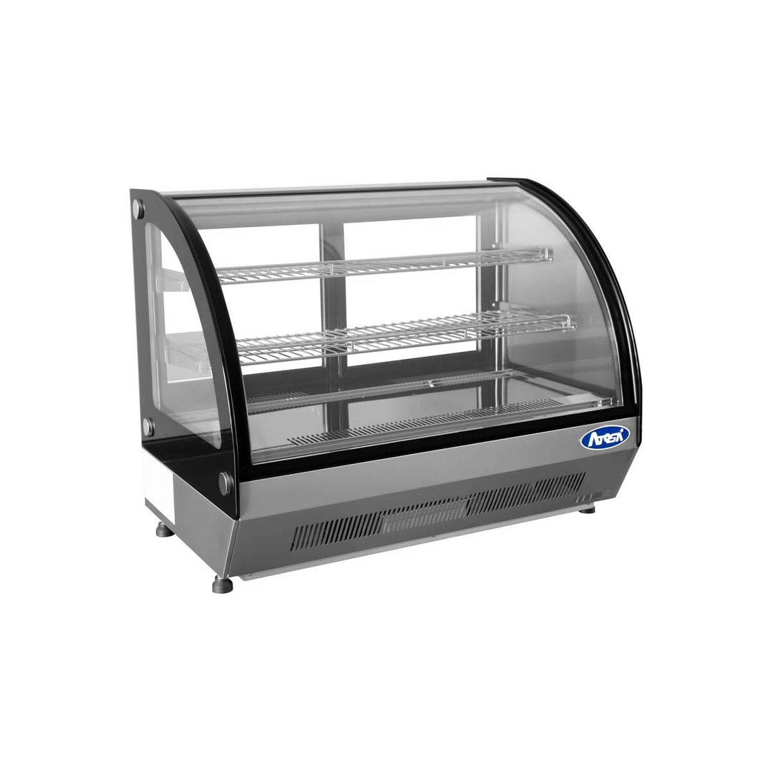 Atosa USA CRDC-35 27" Countertop Refrigerated Display Case w/ Sliding Glass Door, 3.5 cu. ft.