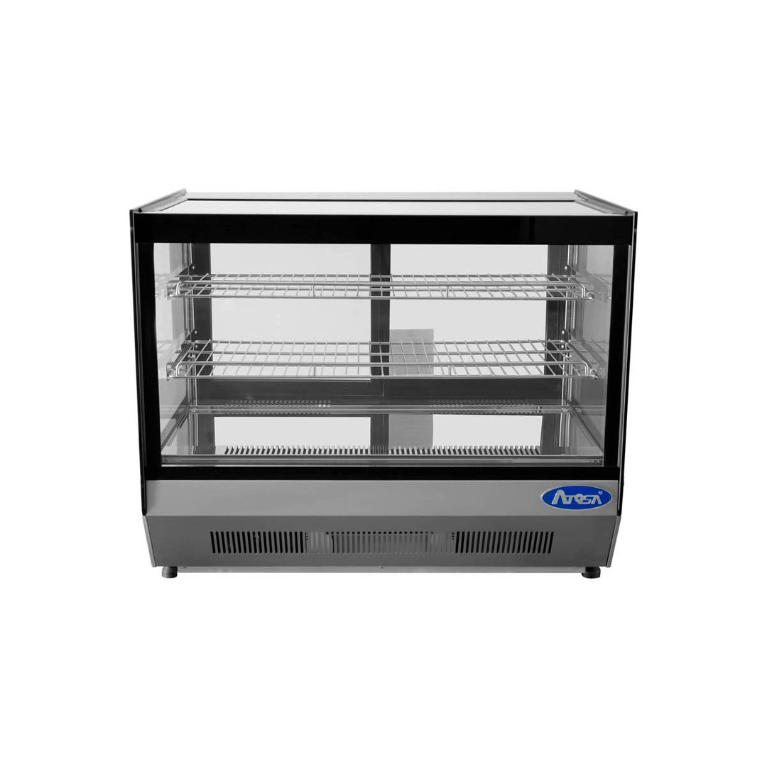 Atosa USA CRDS-42 27" Countertop Refrigerated Display Case w/ Sliding Glass Door, 4.2 cu. ft.